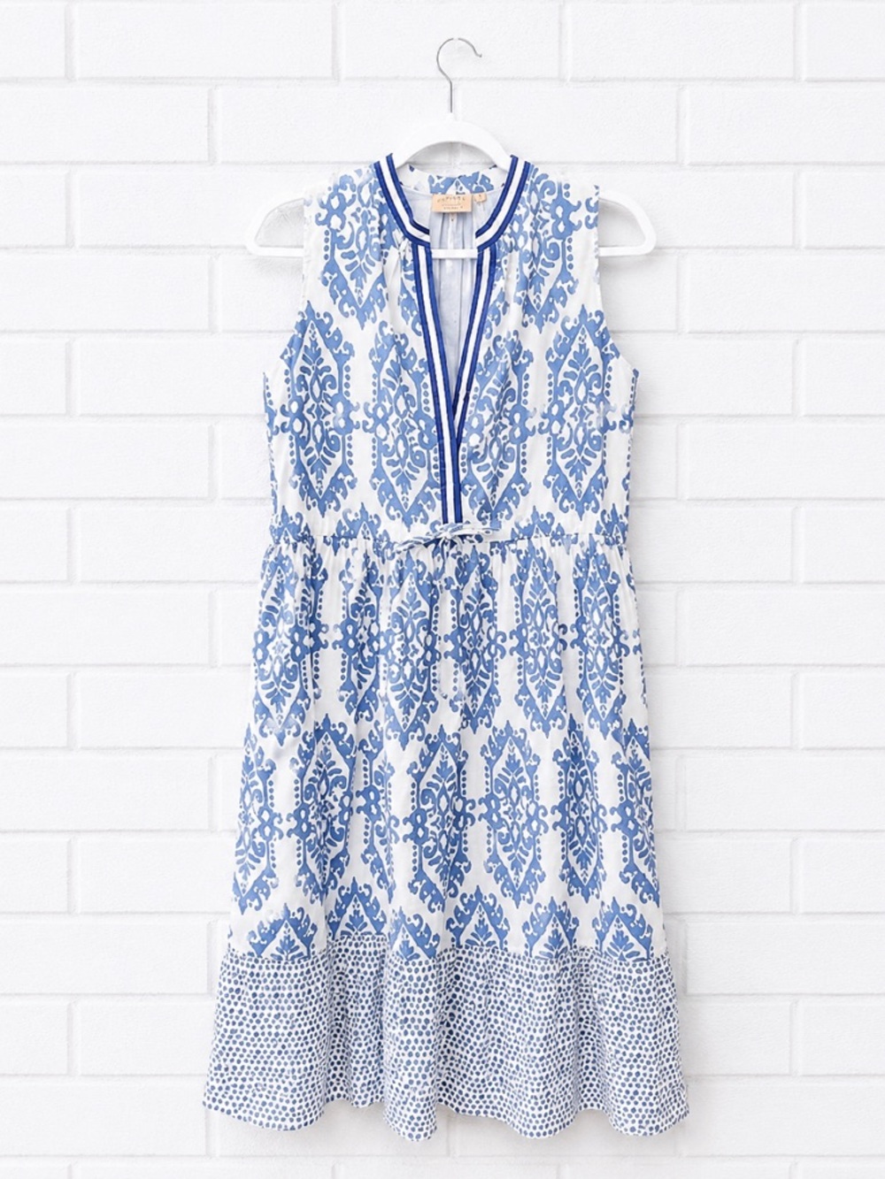 Rungolee Bella Sleeveless Dress MIDI Maxi Beachy Resort Cotton Sun - Picture 2 of 8